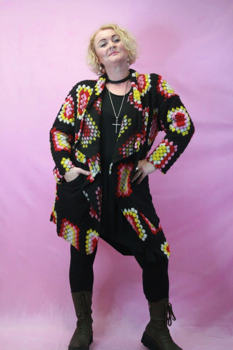 Trendy Wendy Bobbly Brights Waterfall Coat