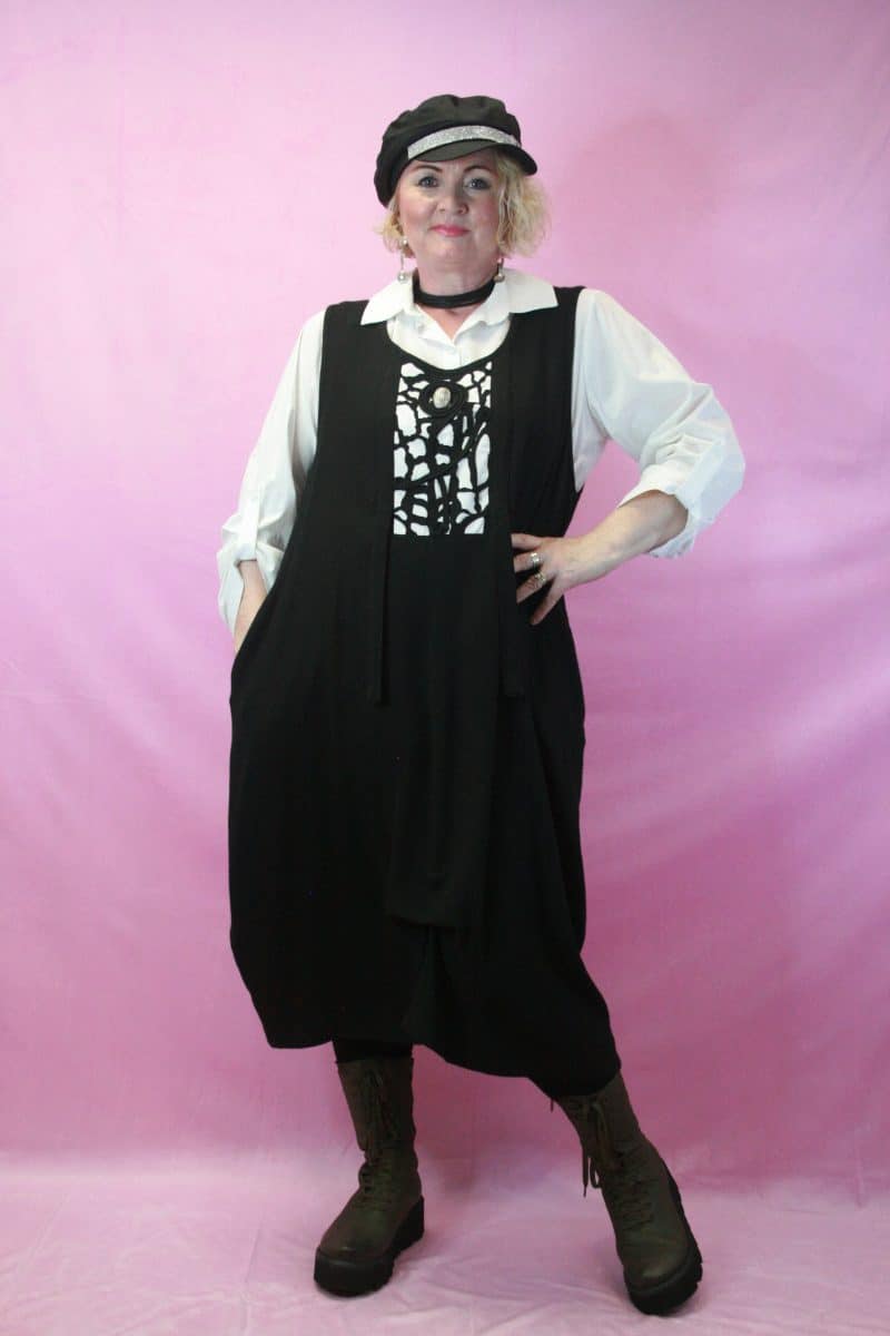 ZEDD PLUS Statement 2pc Shirt / Pinafore