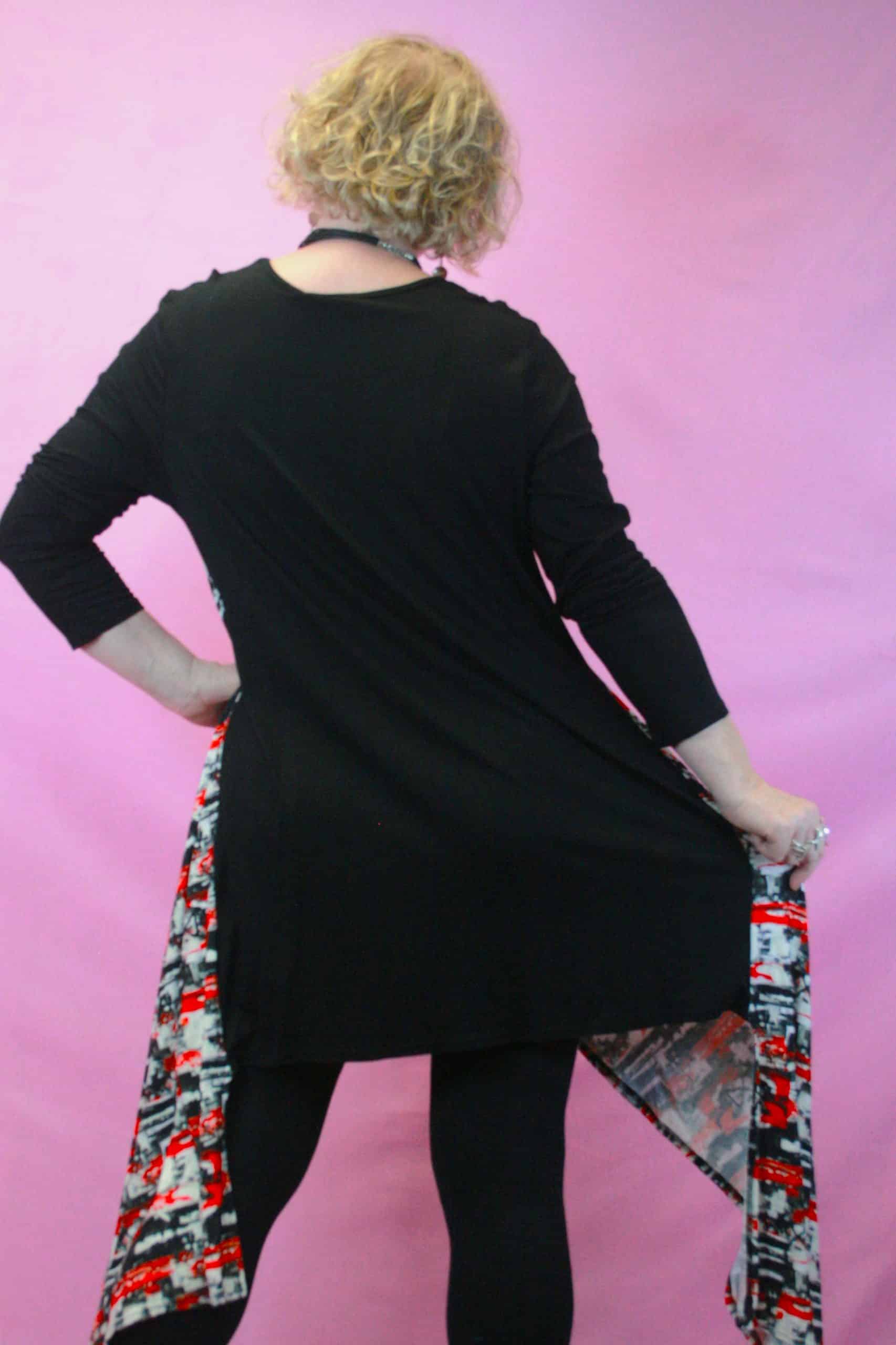 Cover Up Asymmetric Cut Out Shoulder Dress - Image 2