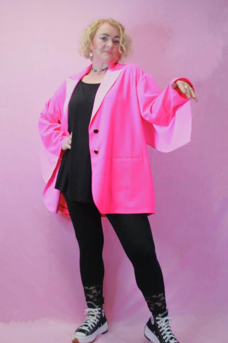 Jayley, Neon Pink Catwalk Blazer