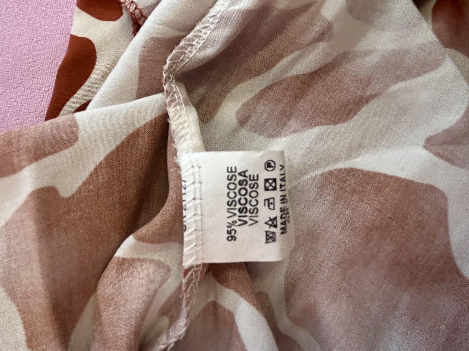 Obsession Giraffe Print Tiered Maxi in Rust. O/S - Image 4