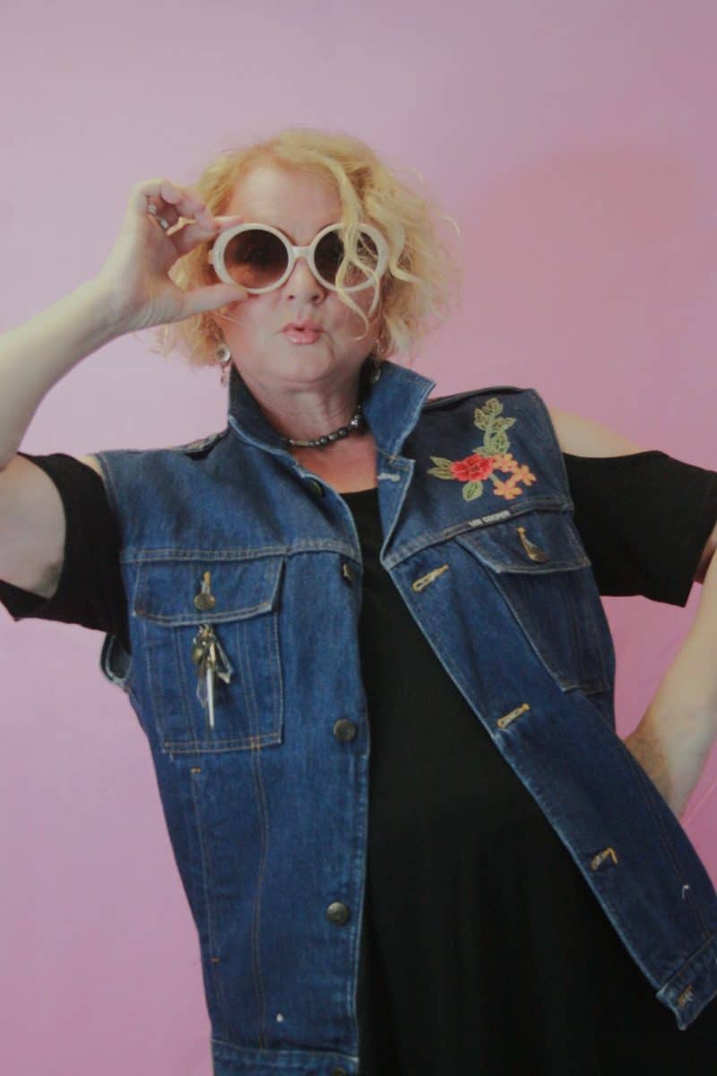 Q is for Quirky Denim Rose Embellished Gilet ( LEE COOPER)