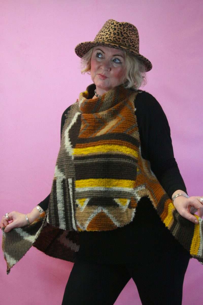 ID Wool Felt Mustard/ Brown Tabard O/S