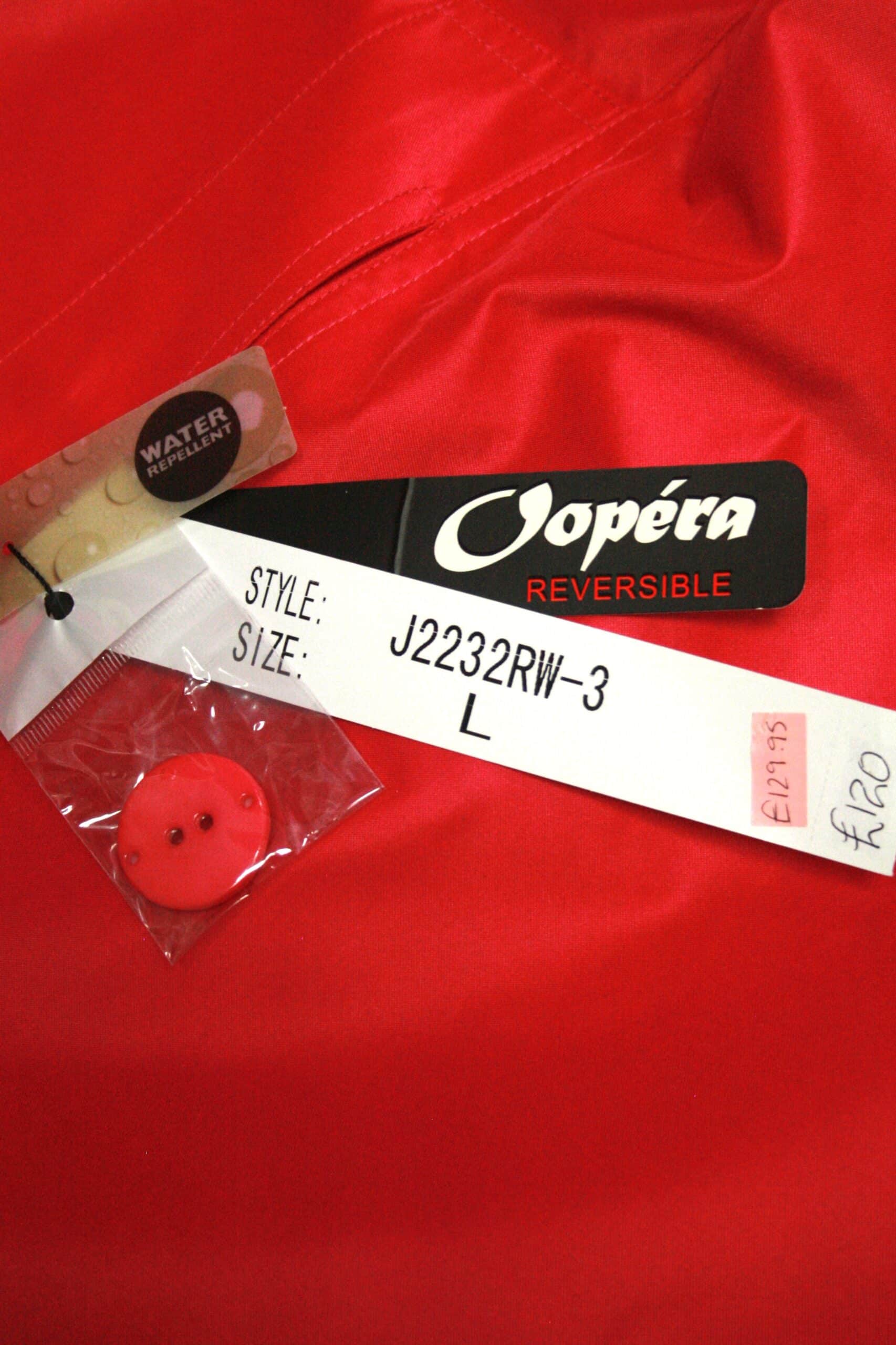 OOPERA, Pink/ Black Reversible Water Repellant Rain Coat L - Image 7