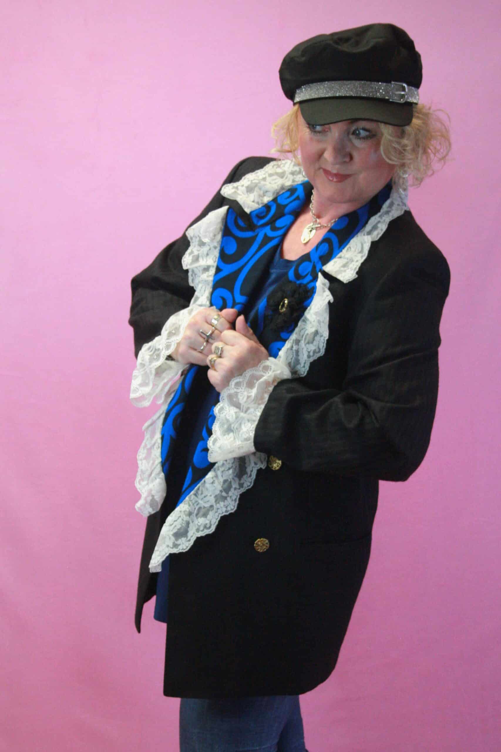 Q is for Quirky, Festival Vibe Upcycled Suit Jacket 10-14 - Image 3
