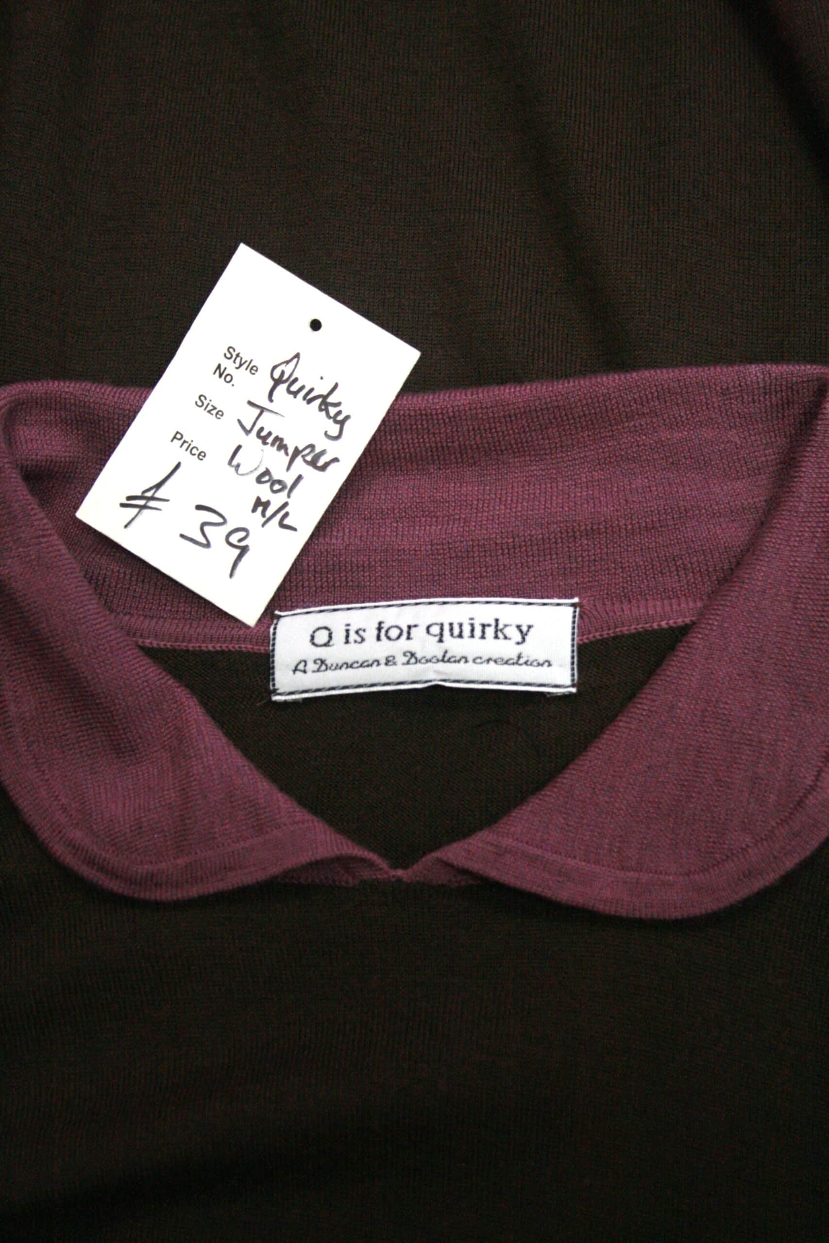 Q is for Quirky Fine Knit Jumper with Mesh Heart 10/12 - Image 3