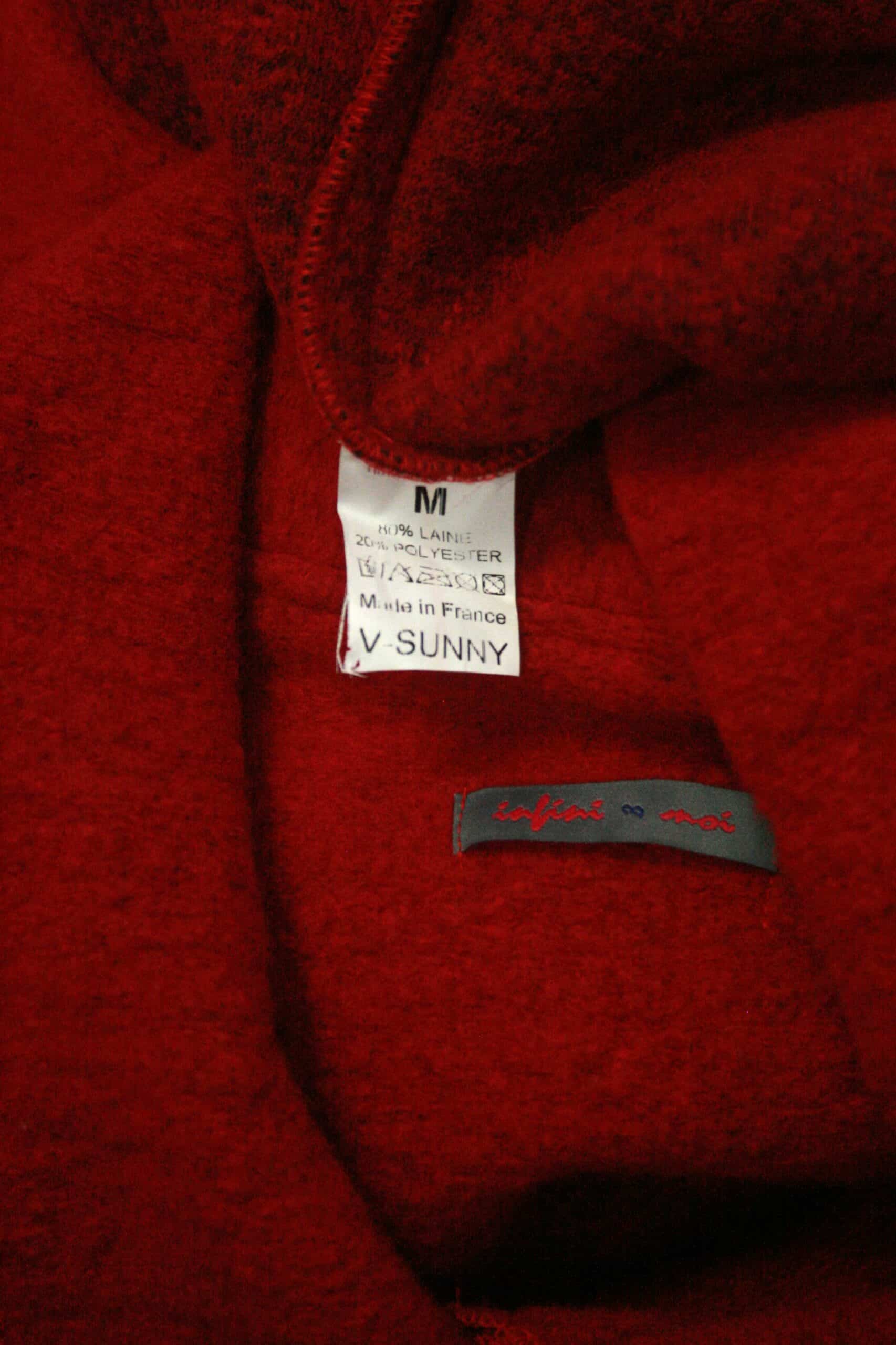 Wool Redm Red French Designer Wool Jacket M – Quirky Boutique & Vintage