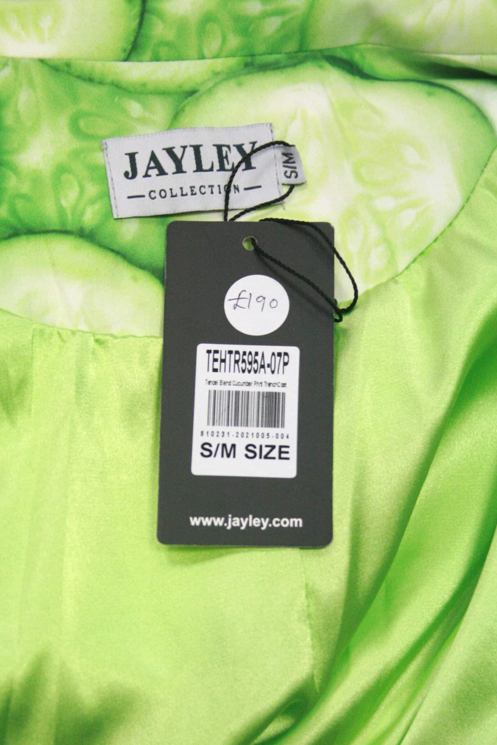 Jayley Cucumber Maxi Duster Trench S/M - Image 5