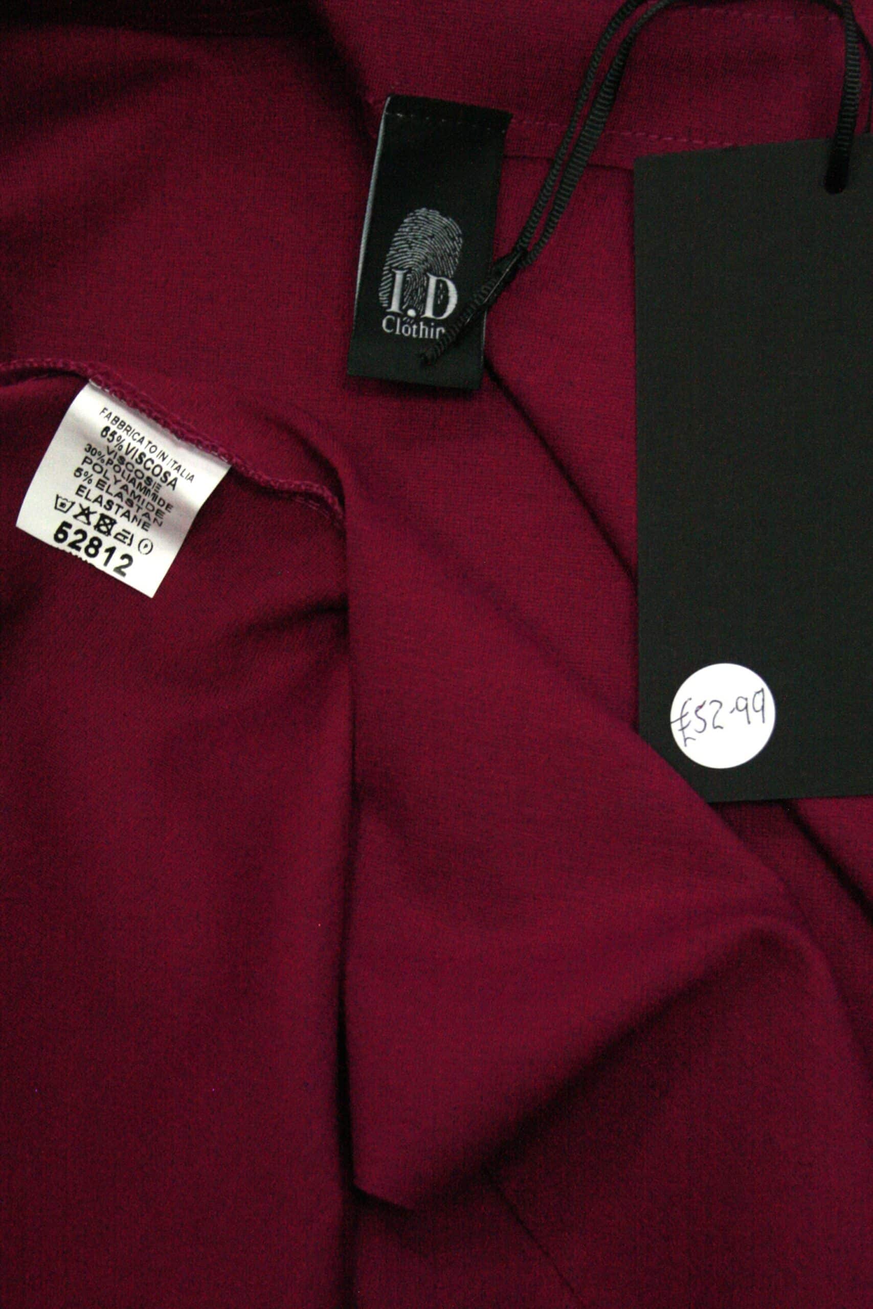 ID Magenta Short Buttoned Jacket O/S - Image 4