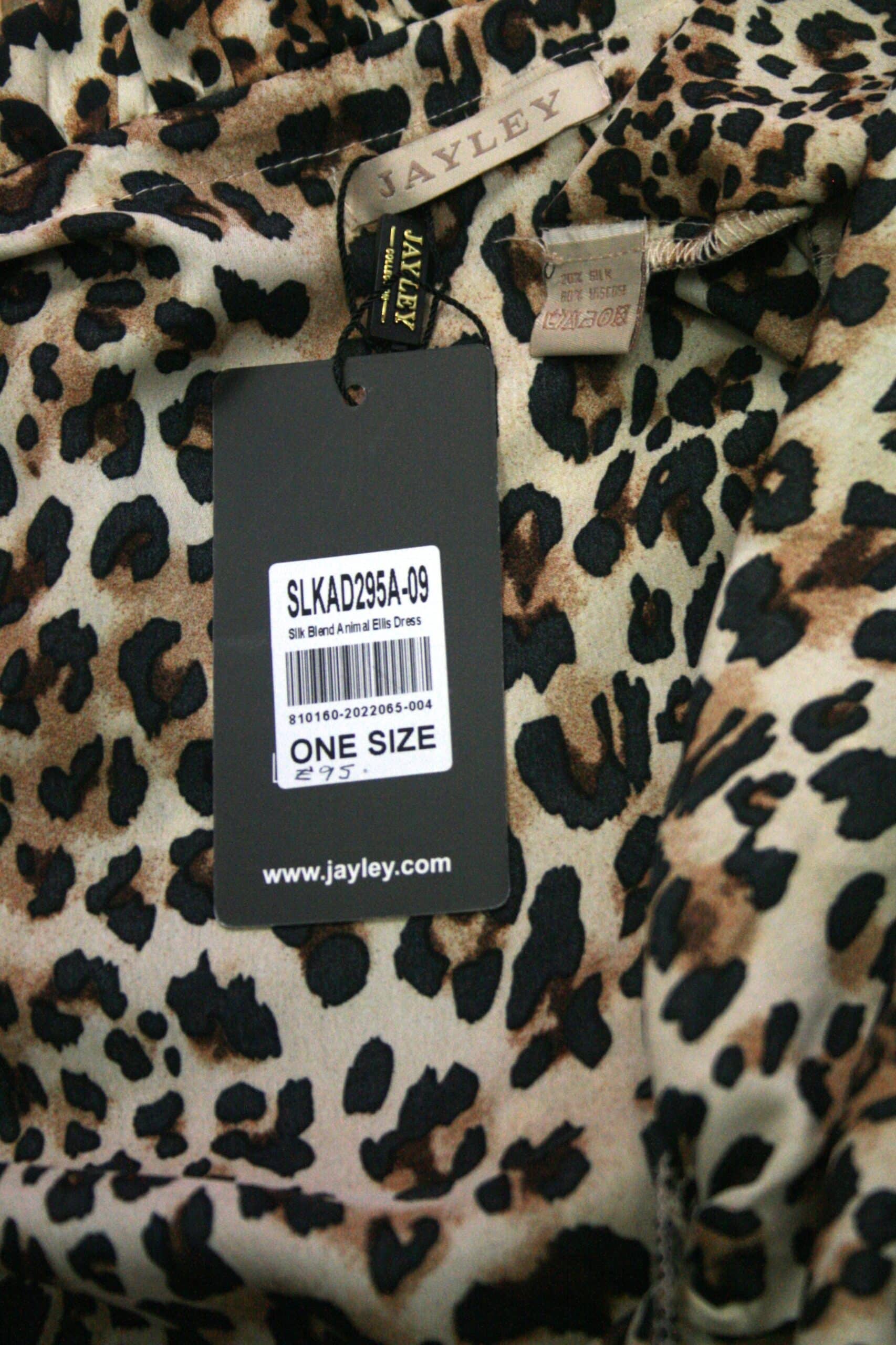 Jayley Silky Leopard Print Button Dress/ Duster O/S - Image 5